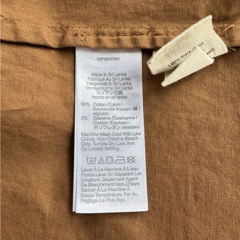 NWOT! Madewell Montrose Belted Trench Coat with Bubble Sleeves - Brown - Picture 13 of 14